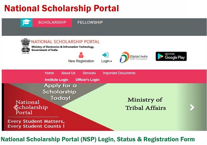 {scholarships.gov.in} National Scholarship Portal 2021 {List} - NSP Login Application Form Last Date
